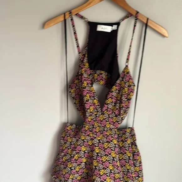 A.L.C. Titus silk maxi Dress in Pink Multi 8 - Picture 4 of 12